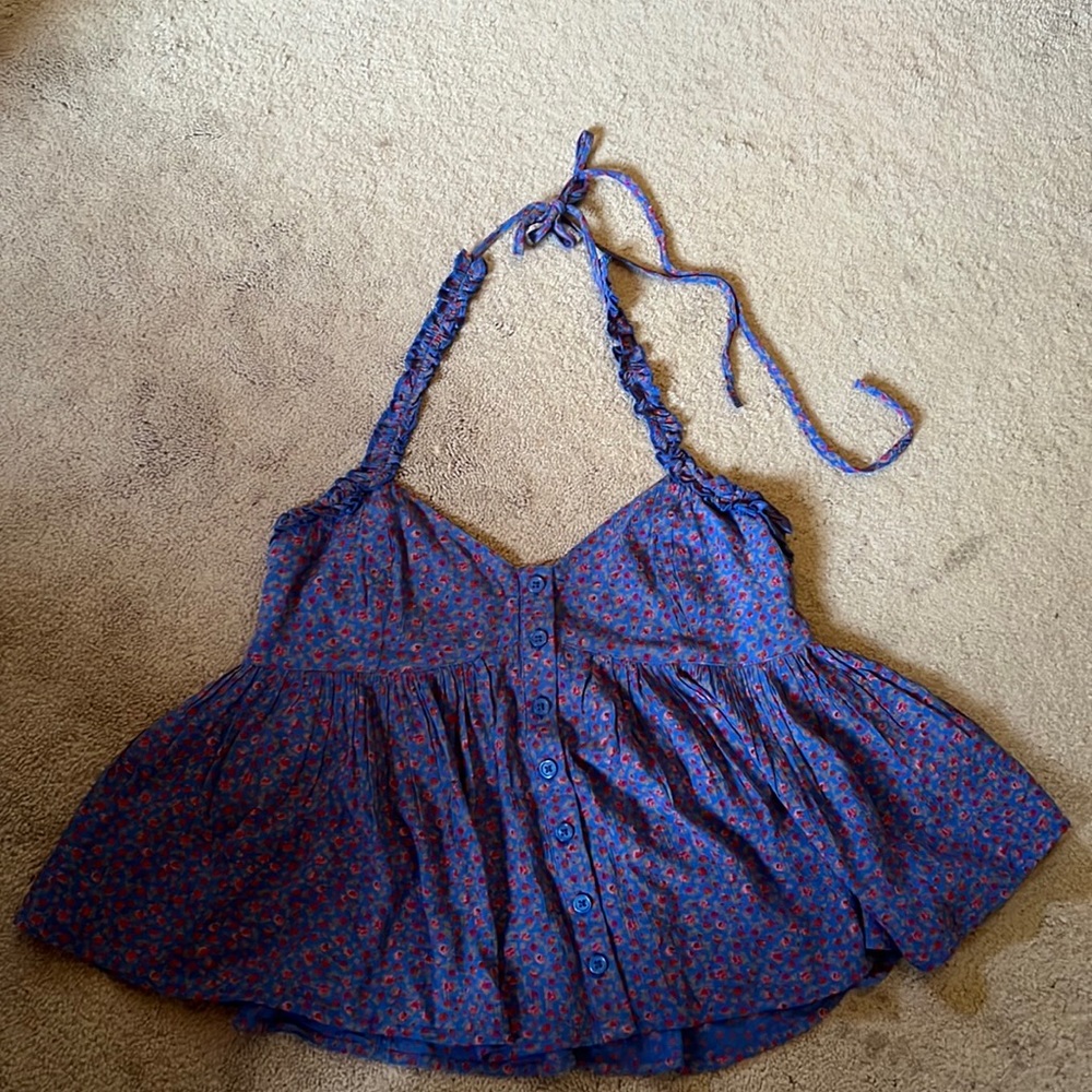 Floral Halter Top
